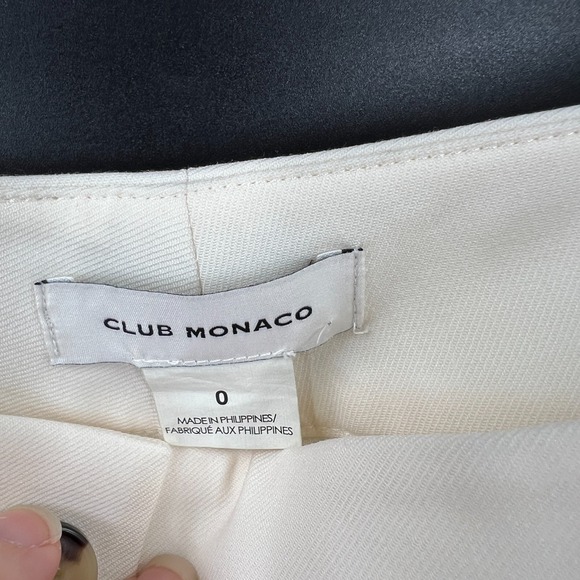 Club Monaco blogger favorite pleated cuffed wool trouser pants quiet luxury 0 - Picture 12 of 14